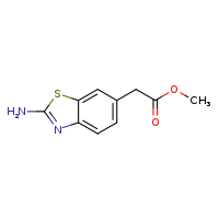 methyl 2-(2-amino-1,3-benzothiazol-6-yl)acetate