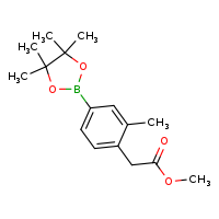 methyl 2-[2-methyl-4-(4,4,5,5-tetramethyl-1,3,2-dioxaborolan-2-yl)phenyl]acetate