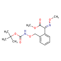 methyl 2-[2-({[(tert-butoxycarbonyl)amino]oxy}methyl)phenyl]-2-(methoxyimino)acetate