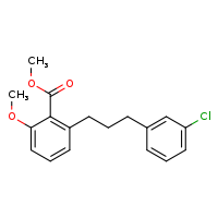 methyl 2-[3-(3-chlorophenyl)propyl]-6-methoxybenzoate