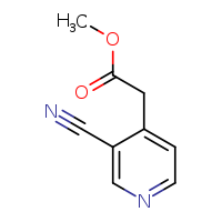 methyl 2-(3-cyanopyridin-4-yl)acetate