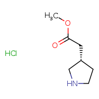 methyl 2-[(3S)-pyrrolidin-3-yl]acetate hydrochloride