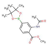 methyl 2-acetamido-4-(4,4,5,5-tetramethyl-1,3,2-dioxaborolan-2-yl)benzoate