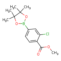 methyl 2-chloro-4-(4,4,5,5-tetramethyl-1,3,2-dioxaborolan-2-yl)benzoate