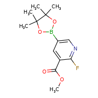 methyl 2-fluoro-5-(4,4,5,5-tetramethyl-1,3,2-dioxaborolan-2-yl)pyridine-3-carboxylate