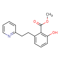 methyl 2-hydroxy-6-[2-(pyridin-2-yl)ethyl]benzoate
