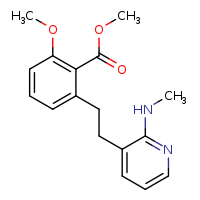 methyl 2-methoxy-6-{2-[2-(methylamino)pyridin-3-yl]ethyl}benzoate