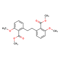 methyl 2-methoxy-6-{2-[3-methoxy-2-(methoxycarbonyl)phenyl]ethyl}benzoate