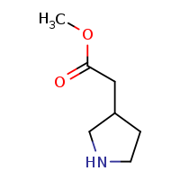 methyl 2-(pyrrolidin-3-yl)acetate