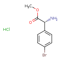 methyl (2R)-2-amino-2-(4-bromophenyl)acetate hydrochloride