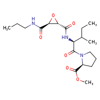 methyl (2S)-1-[(2S)-3-methyl-2-{[(2S,3S)-3-(propylcarbamoyl)oxiran-2-yl]formamido}pentanoyl]pyrrolidine-2-carboxylate