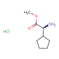methyl (2S)-2-amino-2-cyclopentylacetate hydrochloride