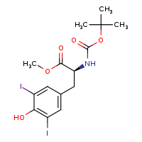methyl (2S)-2-[(tert-butoxycarbonyl)amino]-3-(4-hydroxy-3,5-diiodophenyl)propanoate
