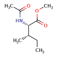 methyl (2S,3S)-2-acetamido-3-methylpentanoate