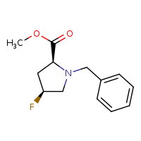 methyl (2S,4S)-1-benzyl-4-fluoropyrrolidine-2-carboxylate