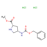 methyl (2S,4S)-4-{[(benzyloxy)carbonyl]amino}pyrrolidine-2-carboxylate dihydrochloride