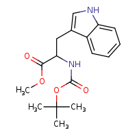 methyl 2-[(tert-butoxycarbonyl)amino]-3-(1H-indol-3-yl)propanoate