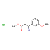 methyl 3-amino-3-(3-methoxyphenyl)propanoate hydrochloride
