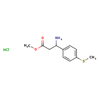 methyl 3-amino-3-[4-(methylsulfanyl)phenyl]propanoate hydrochloride