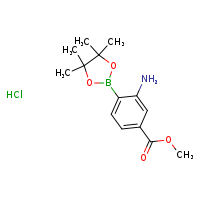 methyl 3-amino-4-(4,4,5,5-tetramethyl-1,3,2-dioxaborolan-2-yl)benzoate hydrochloride