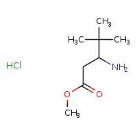 methyl 3-amino-4,4-dimethylpentanoate hydrochloride