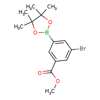 methyl 3-bromo-5-(4,4,5,5-tetramethyl-1,3,2-dioxaborolan-2-yl)benzoate