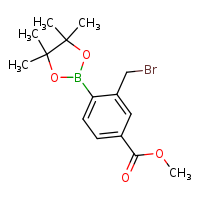 methyl 3-(bromomethyl)-4-(4,4,5,5-tetramethyl-1,3,2-dioxaborolan-2-yl)benzoate
