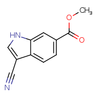 methyl 3-cyano-1H-indole-6-carboxylate