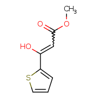 methyl 3-hydroxy-3-(thiophen-2-yl)prop-2-enoate