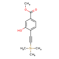 methyl 3-hydroxy-4-[2-(trimethylsilyl)ethynyl]benzoate