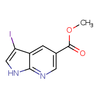 methyl 3-iodo-1H-pyrrolo[2,3-b]pyridine-5-carboxylate