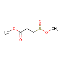 methyl 3-(methoxysulfinyl)propanoate
