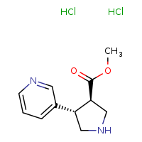 methyl (3R,4S)-4-(pyridin-3-yl)pyrrolidine-3-carboxylate dihydrochloride