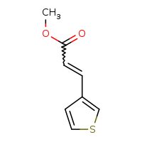 methyl 3-(thiophen-3-yl)prop-2-enoate