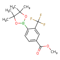 methyl 4-(4,4,5,5-tetramethyl-1,3,2-dioxaborolan-2-yl)-3-(trifluoromethyl)benzoate