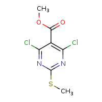 methyl 4,6-dichloro-2-(methylsulfanyl)pyrimidine-5-carboxylate