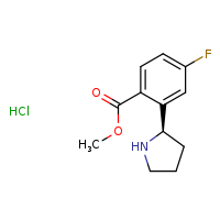 methyl 4-fluoro-2-[(2R)-pyrrolidin-2-yl]benzoate hydrochloride