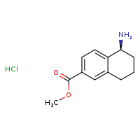 methyl (5S)-5-amino-5,6,7,8-tetrahydronaphthalene-2-carboxylate hydrochloride