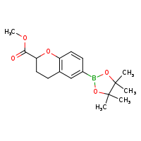 methyl 6-(4,4,5,5-tetramethyl-1,3,2-dioxaborolan-2-yl)-3,4-dihydro-2H-1-benzopyran-2-carboxylate