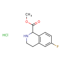methyl 6-fluoro-1,2,3,4-tetrahydroisoquinoline-1-carboxylate hydrochloride