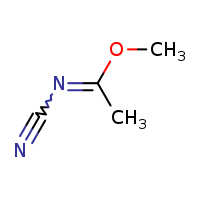 methyl N-cyanoethanimidate