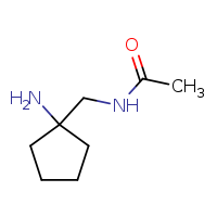 N-[(1-aminocyclopentyl)methyl]acetamide