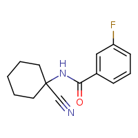 N-(1-cyanocyclohexyl)-3-fluorobenzamide