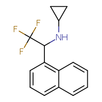 N-[2,2,2-trifluoro-1-(naphthalen-1-yl)ethyl]cyclopropanamine