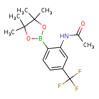 N-[2-(4,4,5,5-tetramethyl-1,3,2-dioxaborolan-2-yl)-5-(trifluoromethyl)phenyl]acetamide