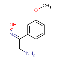 N-[2-amino-1-(3-methoxyphenyl)ethylidene]hydroxylamine