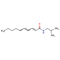 N-(2-methylpropyl)deca-2,4-dienamide