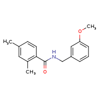 N-[(3-methoxyphenyl)methyl]-2,4-dimethylbenzamide