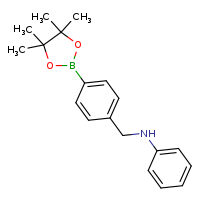 N-{[4-(4,4,5,5-tetramethyl-1,3,2-dioxaborolan-2-yl)phenyl]methyl}aniline
