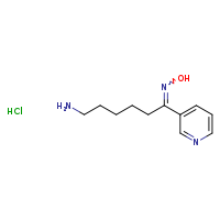 N-[6-amino-1-(pyridin-3-yl)hexylidene]hydroxylamine hydrochloride